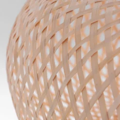 Buet gulvlampe Sparkled Light svart/bøk