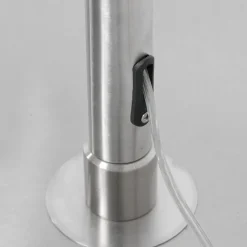 Buet gulvlampe Sparkling Light sølv/gjørme