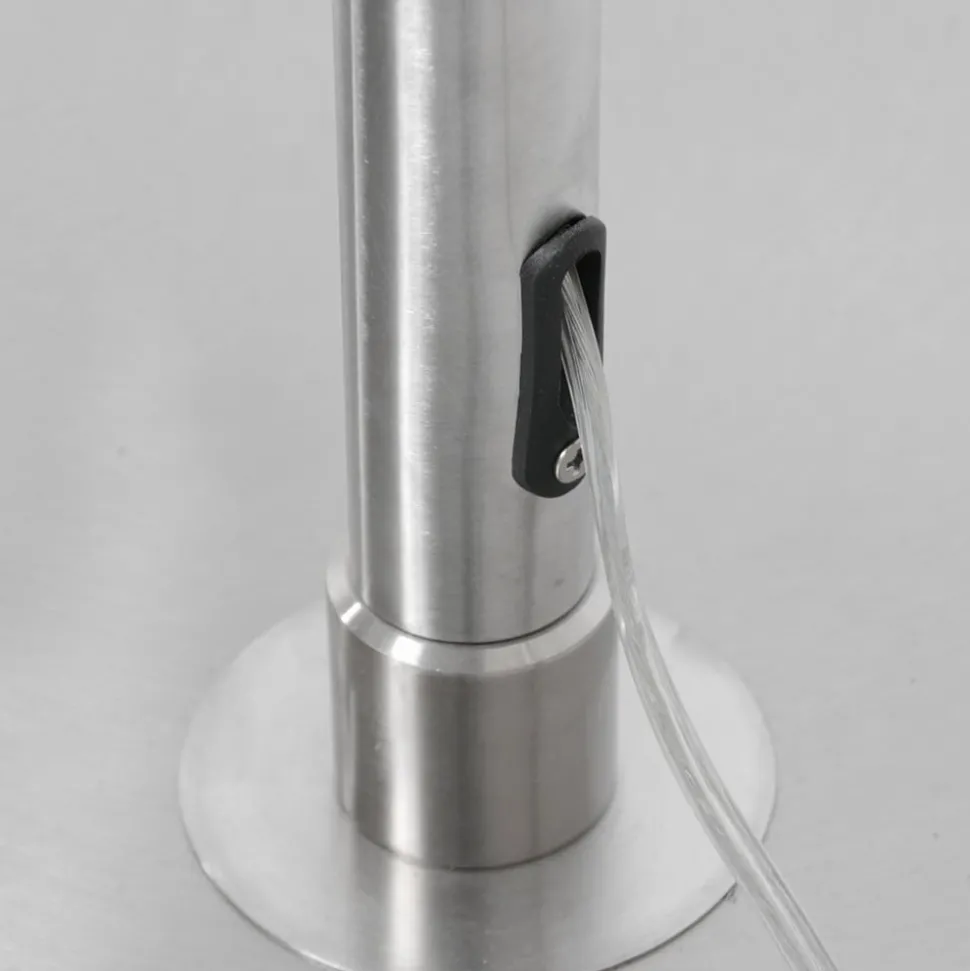 Buet gulvlampe Sparkling Light sølv/gjørme