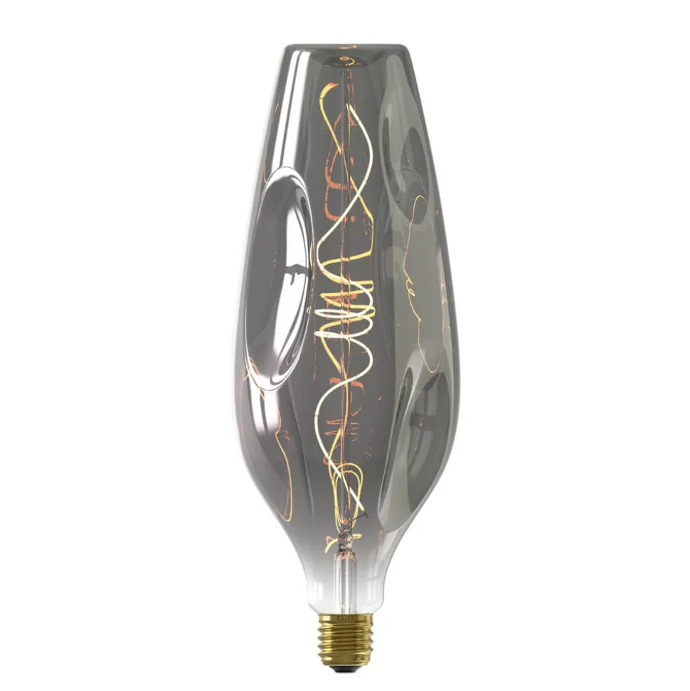 Calex Barcelona LED-pære E27 4W 1 800 K dim titan