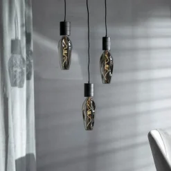 Calex Barcelona LED-pære E27 4W 1 800 K dim titan