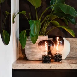 Calex Boden LED-globe E27 5W filament dimbar grå