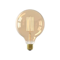 Calex E27 G125 LED 4,5W LED filament gull 821