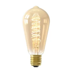 Calex E27 ST64 3,8W LED-filament flex 821 gull dim