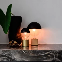 Calex G125 oppforspeilet pære E27 4W svart Ø12,5cm