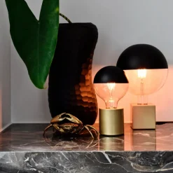 Calex G125 oppforspeilet pære E27 4W svart Ø12,5cm