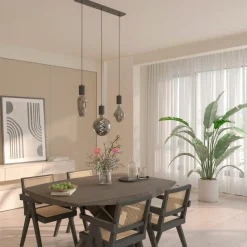 Calex Kalmar LED-pære E27 5W G200 1800K dim titan