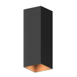 Calex LED utendørs vegglampe Rektangel opp/ned høyde 23cm sort