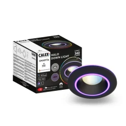 Calex Smart Halo downlight CCT RGB svart