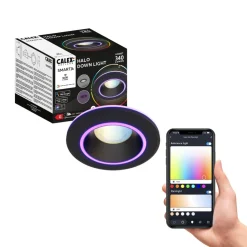 Calex Smart Halo downlight CCT RGB svart