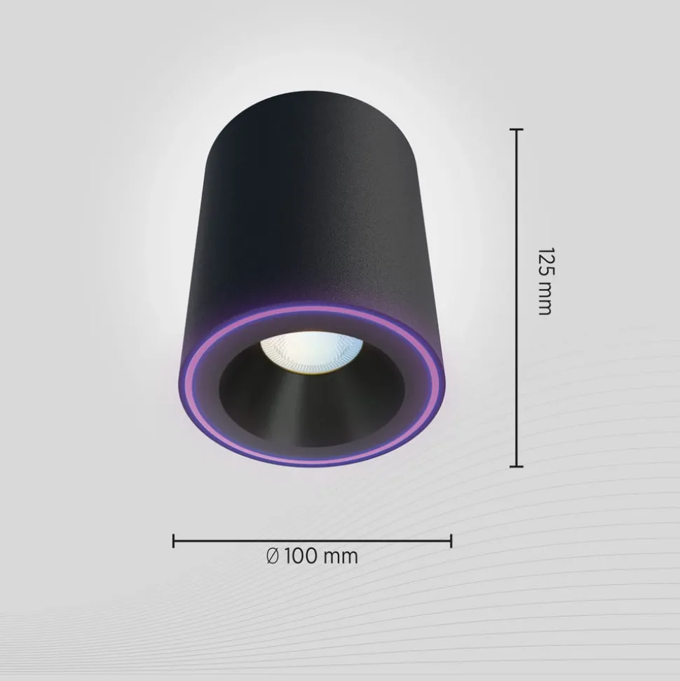 Calex Smart Halo Spot LED downlight, svart