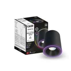 Calex Smart Halo Spot LED downlight, svart