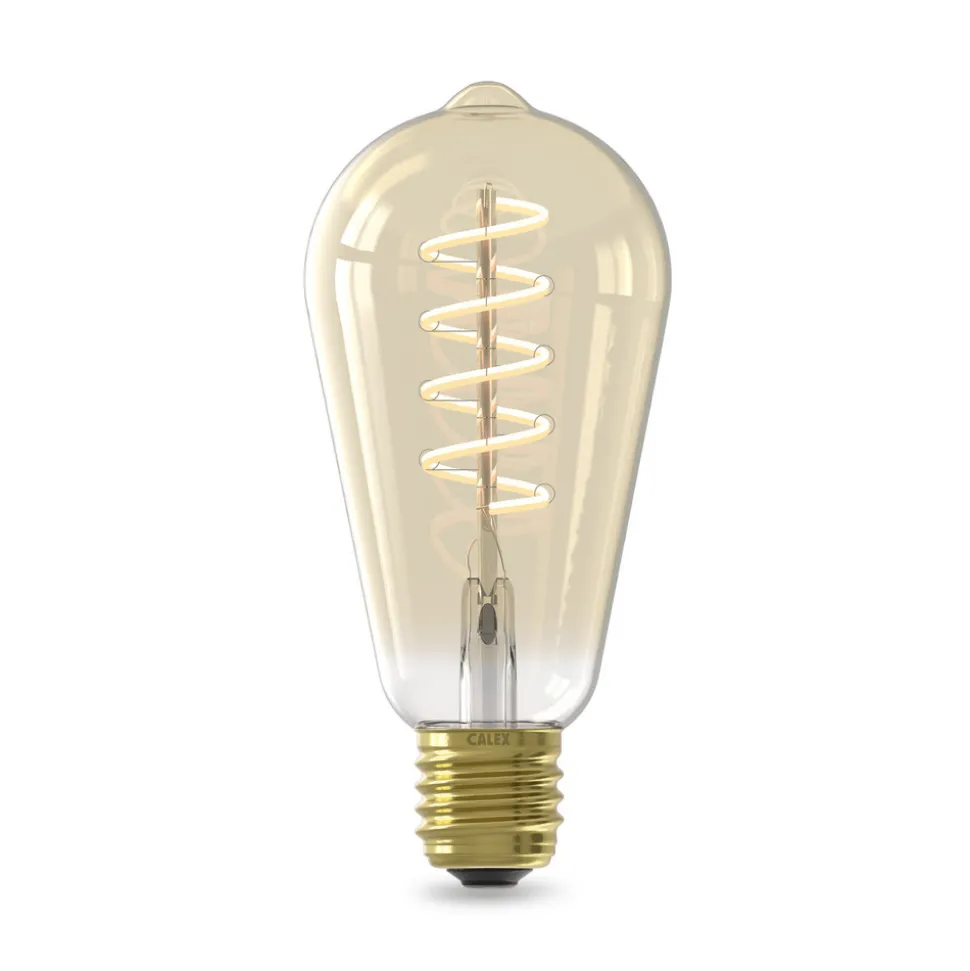 Calex Smart LED E27 7W ST64 1800 - 3000 K Glødetråd 2-pak