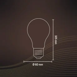 Calex Smart LED-filamentpære E27 A60 7W Filament CCT