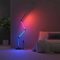 Calex Smart LED-gulvlampe, sammenleggbar WLAN CCT RGB