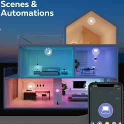 Calex Smart LED-pære E27 A60 9,4W CCT RGB