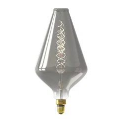 Calex Vienna LED-pære E27 6W dim 1 800 K titan