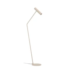 Caminia LED-gulvlampe, høyde 158,5 cm, sandfarget, stål