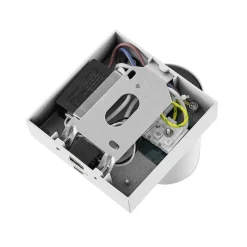 CAN TILT veggspot, hvit, 10 x 10 cm, metall, bryter, USB