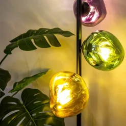 Canopus gulvlampe, multifarget, høyde 160 cm 4 lyskilder i glass E14