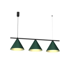 Capital hengelampe, grønn 3 lyskilder, Ø 32 cm, GX53