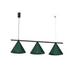 Capital hengelampe, grønn 3 lyskilder, Ø 32 cm, GX53