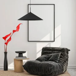 Capital hengelampe, svart, 1 lyskilde, Ø 60 cm, GX53