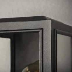 Carpi utendørs vegglampe, svart, 18 x 30 cm