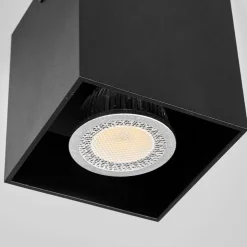 Carson - Downlight i svart for utenpåliggende tak