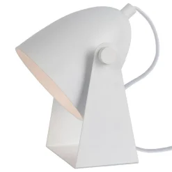 Chago bordlampe i metall, hvit