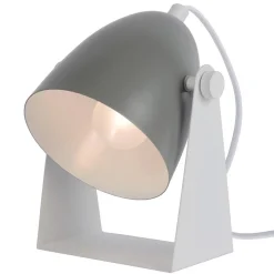 Chago bordlampe i metall, grå