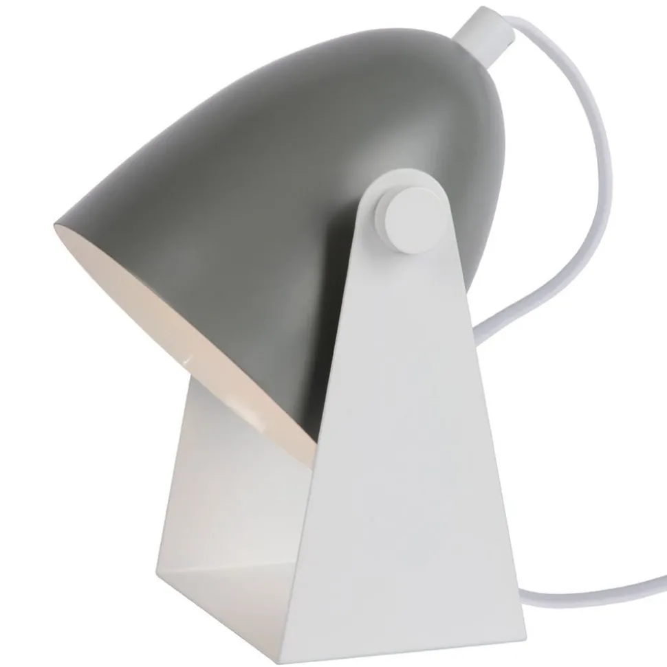 Chago bordlampe i metall, grå