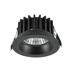 Chicco Round downlight 7W 30° 3 000 K svart
