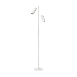 Club gulvlampe, justerbar, hvit, metall, 140 cm, GU10