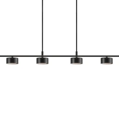 Clyde LED-hengelampe, 4 lyskilder, rettformet