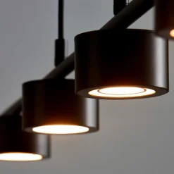 Clyde LED-hengelampe, 4 lyskilder, rettformet