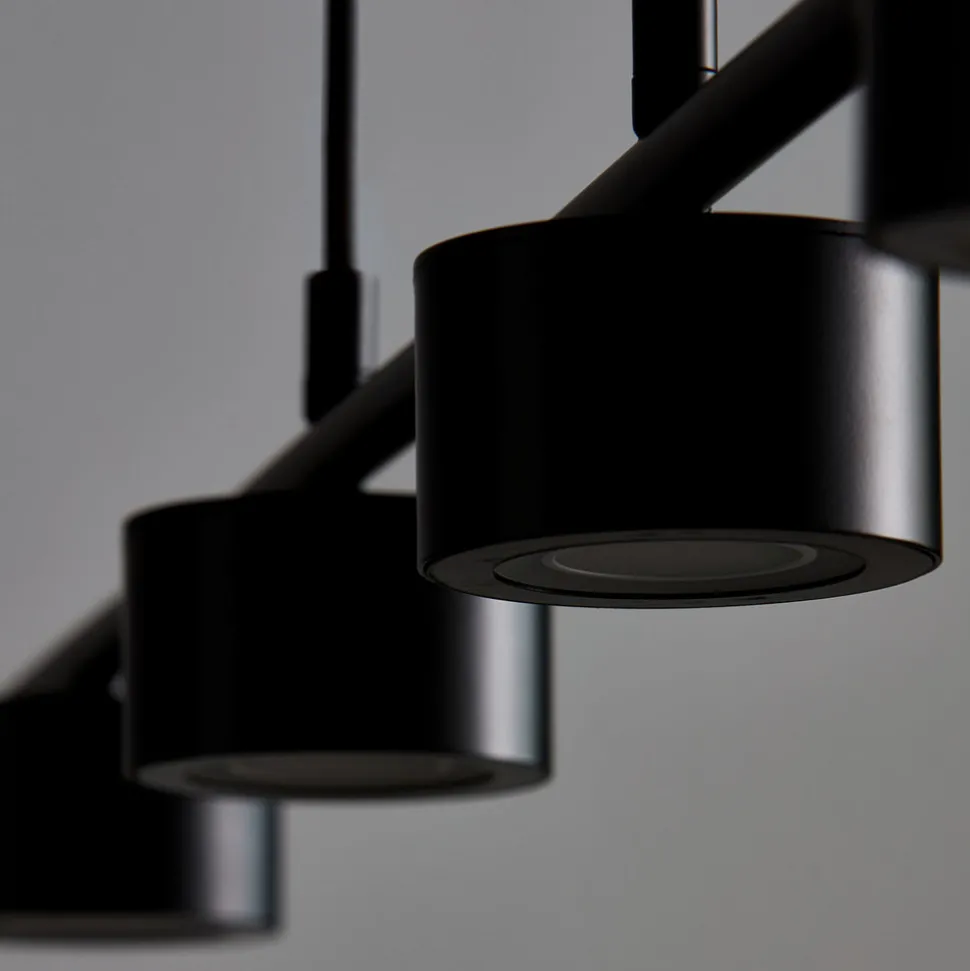 Clyde LED-hengelampe, 4 lyskilder, rettformet