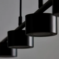 Clyde LED-hengelampe, 4 lyskilder, rettformet