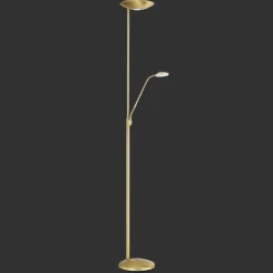 Cobra LED-uplight med leselampe i messing