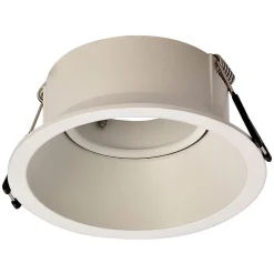 Comfort innfellingslampe, rund, matt hvit