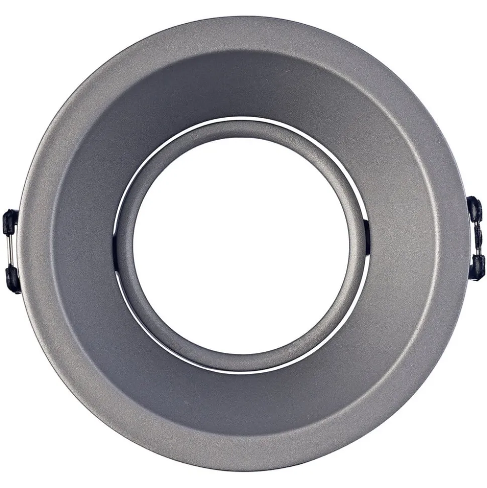 Comfort innfellingslampe, rund, aluminium