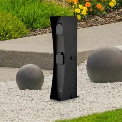 Connect D2 stikkontaktsøyle, svart