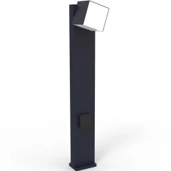 Cuba LED-veilampe, antrasitt med stikkontakt