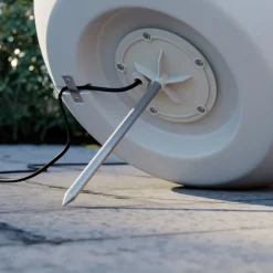 Cumulus M terrasselampe, hvit, plast, Ø 45 cm, IP44