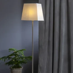 Dekolys Moa, kombistjerne + skjerm, fot eik