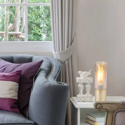 Dekorativ bordlampe Annika messing