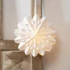 Dekorativ stjerne Cliff, papir, uten stikkontakt hvit Ø 40cm