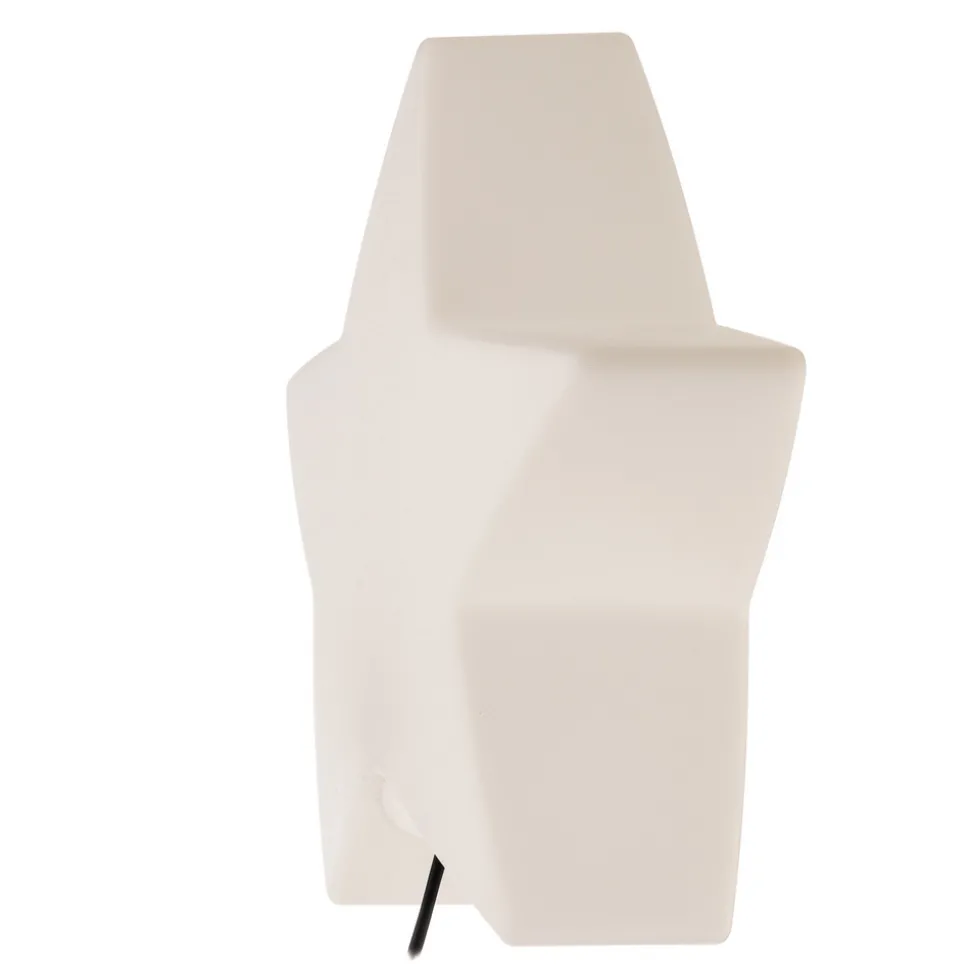 Dekorativ stjernelampe med kabel og støpsel