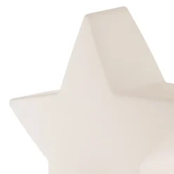 Dekorativ stjernelampe med kabel og støpsel