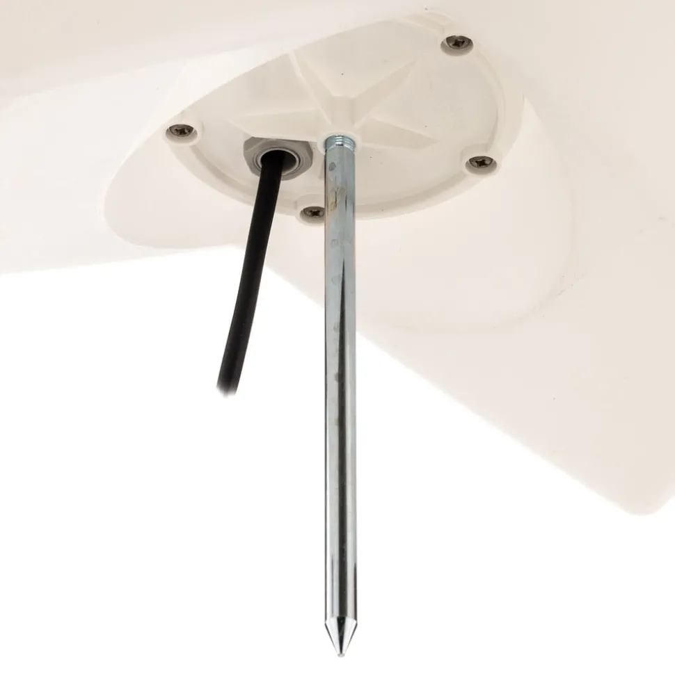 Dekorativ stjernelampe med kabel og støpsel